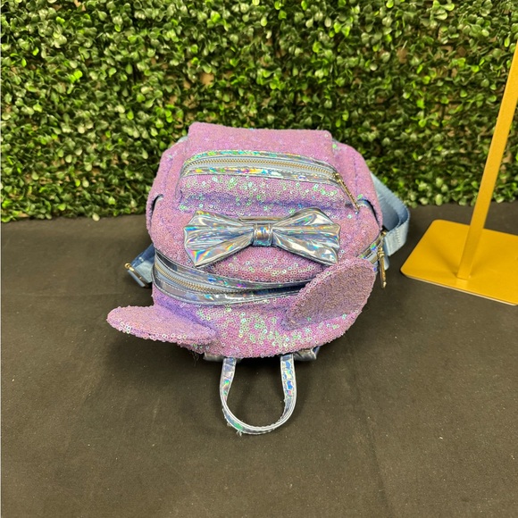 disney minnie mouse sequin celebration mini backpack LOUNGEFLY DISNEY MINNIE MOUSE SEQUIN CELEBRATION MINI BACKPACK